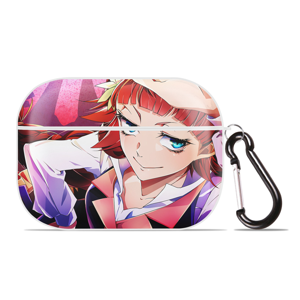 （画像用） 文豪ストレイドッグス Bungo Stray Dogs 【AirPods Pro用】ハードシェル保護ケース 耐衝撃・防指紋・カラビナ付き商品仕様