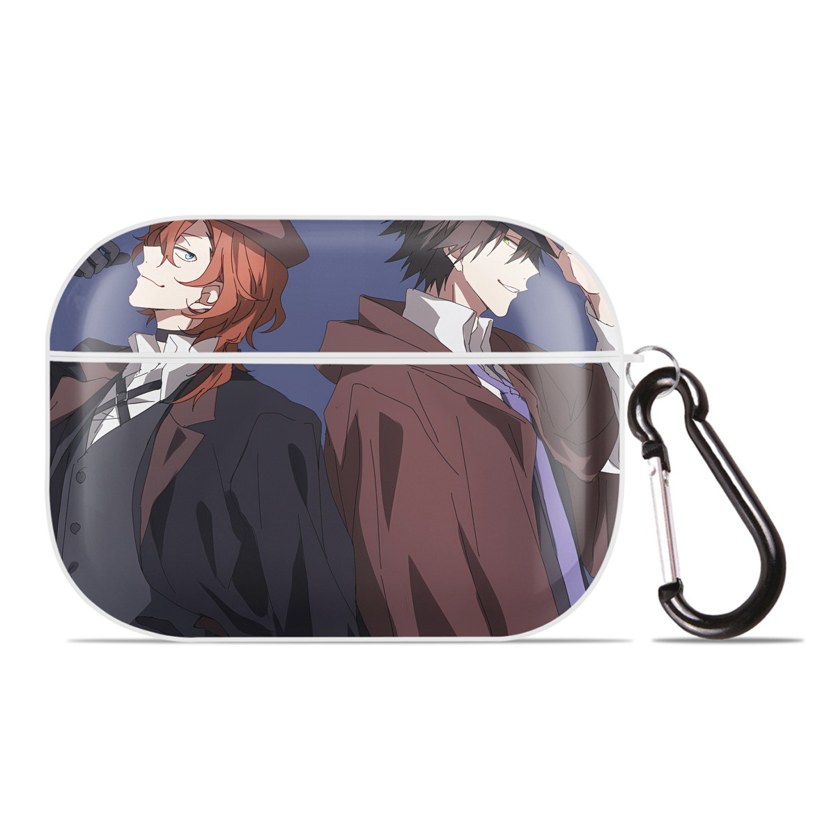 （画像用） 文豪ストレイドッグス Bungo Stray Dogs 【AirPods Pro用】ハードシェル保護ケース 耐衝撃・防指紋・カラビナ付き商品仕様
