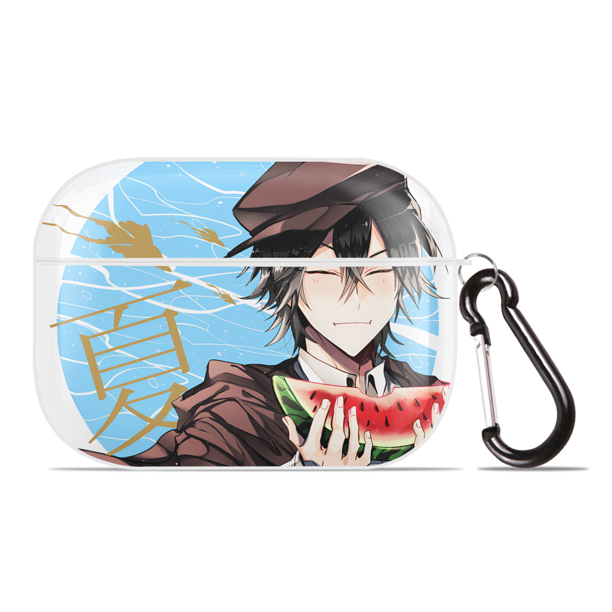 （画像用） 文豪ストレイドッグス Bungo Stray Dogs 【AirPods Pro用】ハードシェル保護ケース 耐衝撃・防指紋・カラビナ付き商品仕様