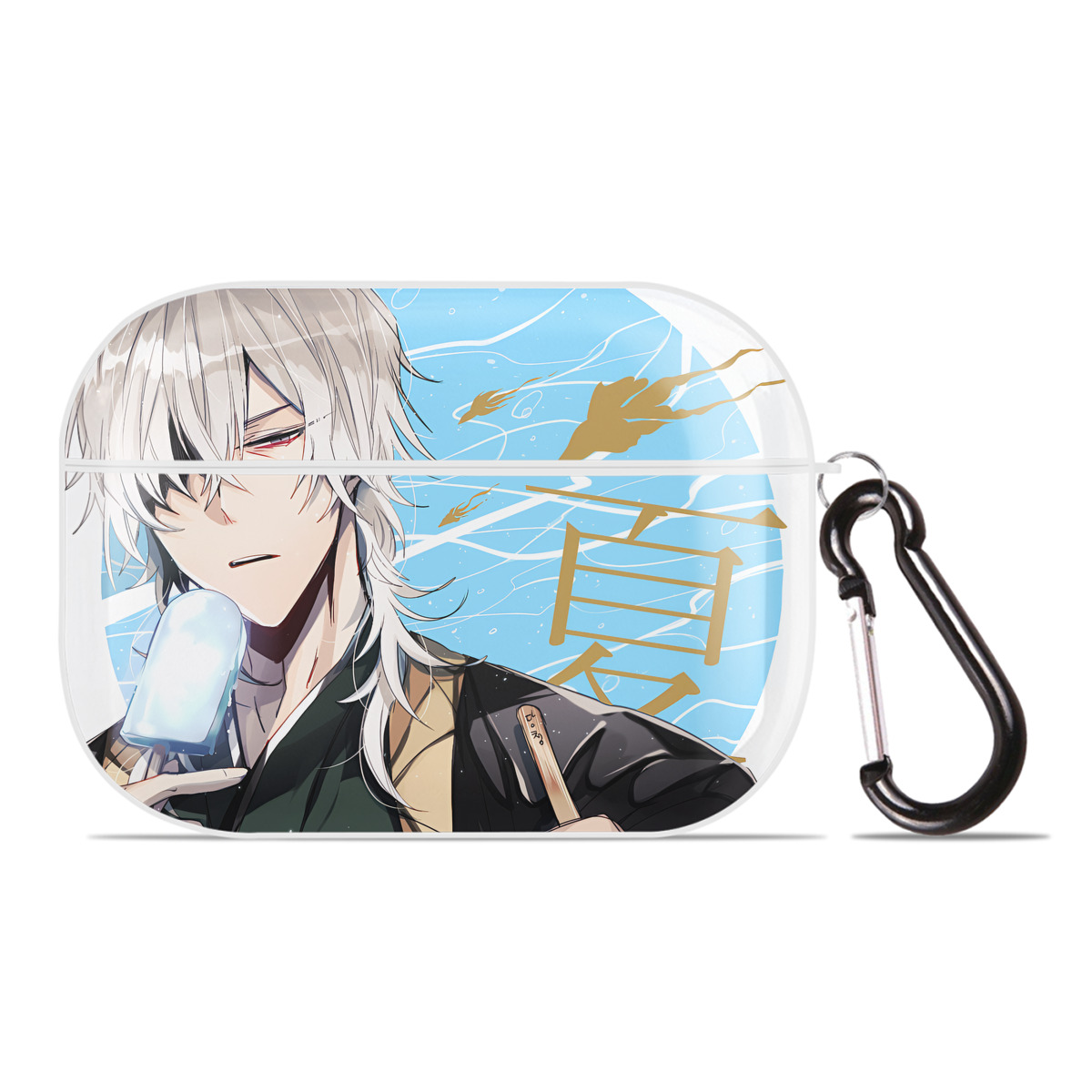 （画像用） 文豪ストレイドッグス Bungo Stray Dogs 【AirPods Pro用】ハードシェル保護ケース 耐衝撃・防指紋・カラビナ付き商品仕様