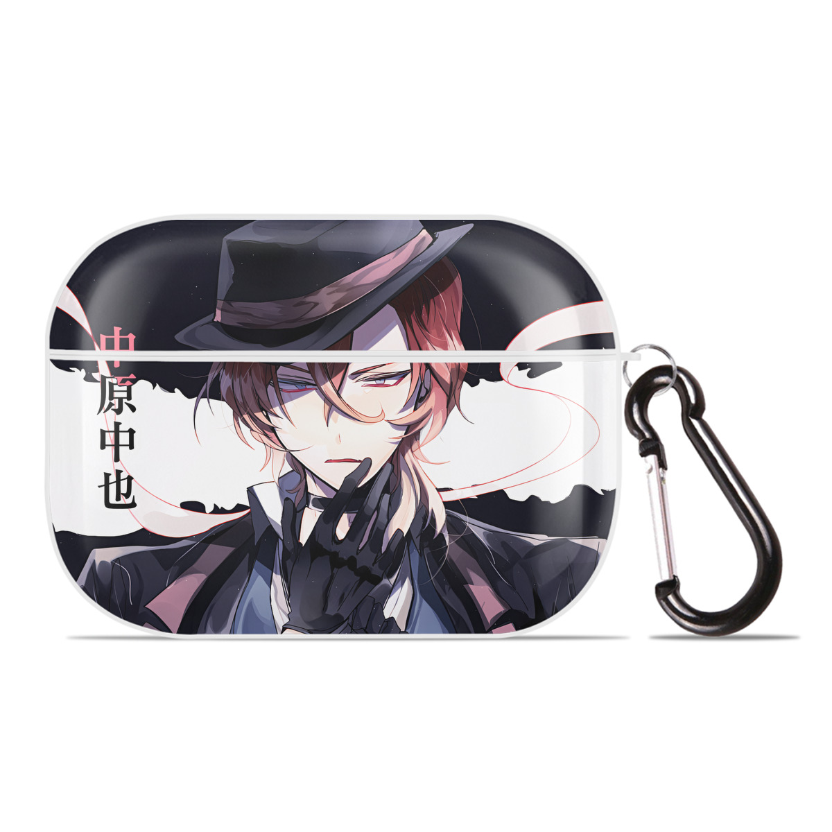（画像用） 文豪ストレイドッグス Bungo Stray Dogs 【AirPods Pro用】ハードシェル保護ケース 耐衝撃・防指紋・カラビナ付き商品仕様