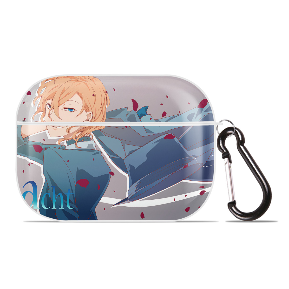 （画像用） 文豪ストレイドッグス Bungo Stray Dogs 【AirPods Pro用】ハードシェル保護ケース 耐衝撃・防指紋・カラビナ付き商品仕様