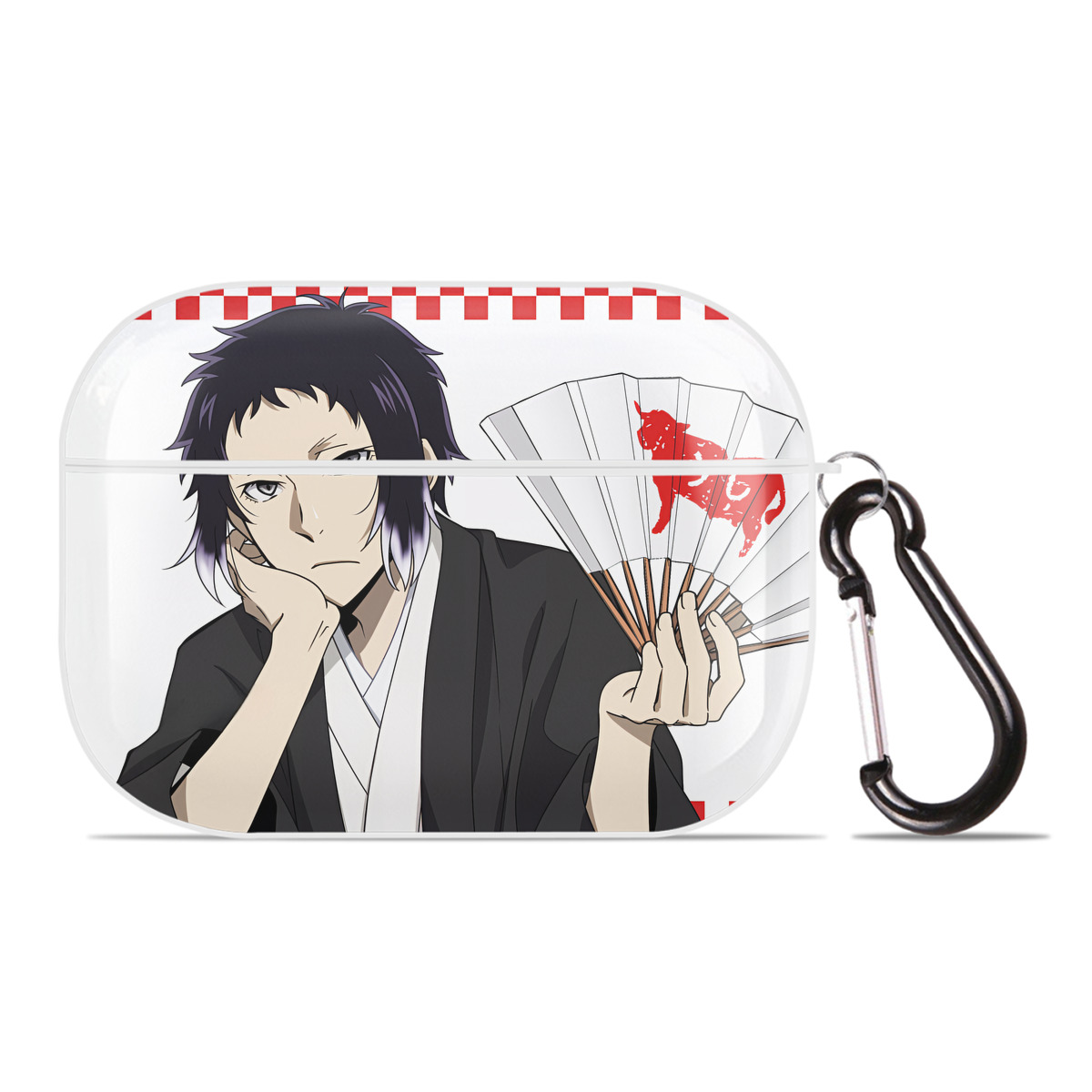 （画像用） 文豪ストレイドッグス Bungo Stray Dogs 【AirPods Pro用】ハードシェル保護ケース 耐衝撃・防指紋・カラビナ付き商品仕様