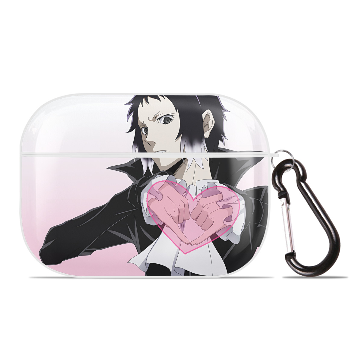 （画像用） 文豪ストレイドッグス Bungo Stray Dogs 【AirPods Pro用】ハードシェル保護ケース 耐衝撃・防指紋・カラビナ付き商品仕様