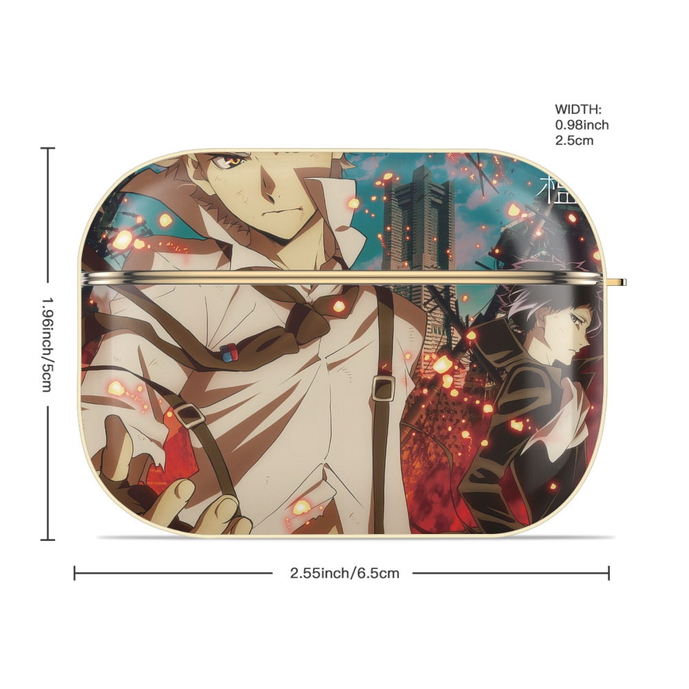 文豪ストレイドッグス Bungo Stray Dogs 【AirPods Pro用】ハードシェル保護ケース｜耐衝撃・防指紋・カラビナ付き商品仕様