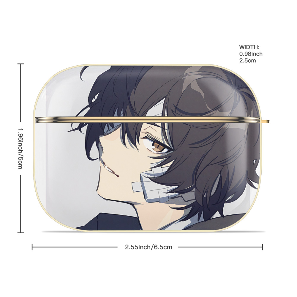 文豪ストレイドッグス Bungo Stray Dogs 【AirPods Pro用】ハードシェル保護ケース｜耐衝撃・防指紋・カラビナ付き商品仕様