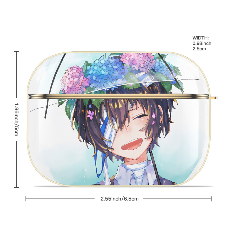 文豪ストレイドッグス Bungo Stray Dogs 【AirPods Pro用】ハードシェル保護ケース｜耐衝撃・防指紋・カラビナ付き商品仕様