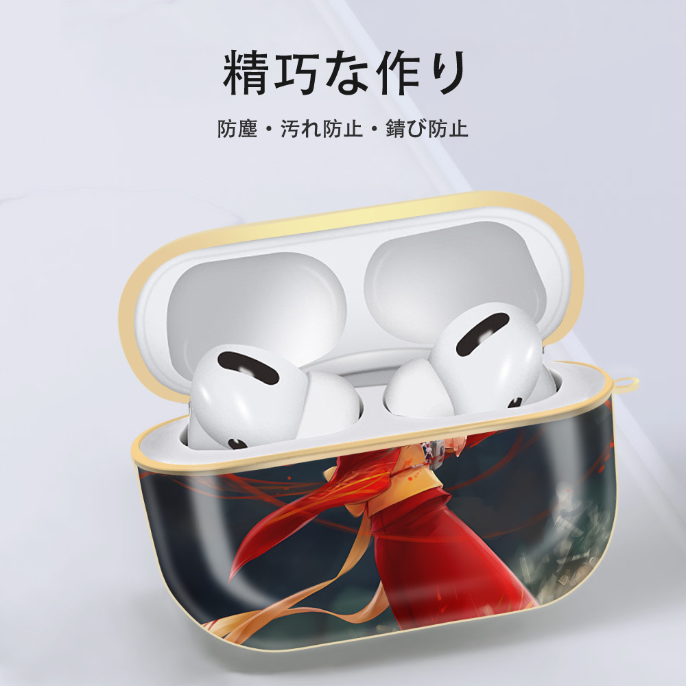 文豪ストレイドッグス Bungo Stray Dogs 【AirPods Pro用】ハードシェル保護ケース｜耐衝撃・防指紋・カラビナ付き商品仕様