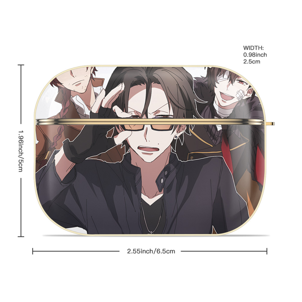 文豪ストレイドッグス Bungo Stray Dogs 【AirPods Pro用】ハードシェル保護ケース｜耐衝撃・防指紋・カラビナ付き商品仕様