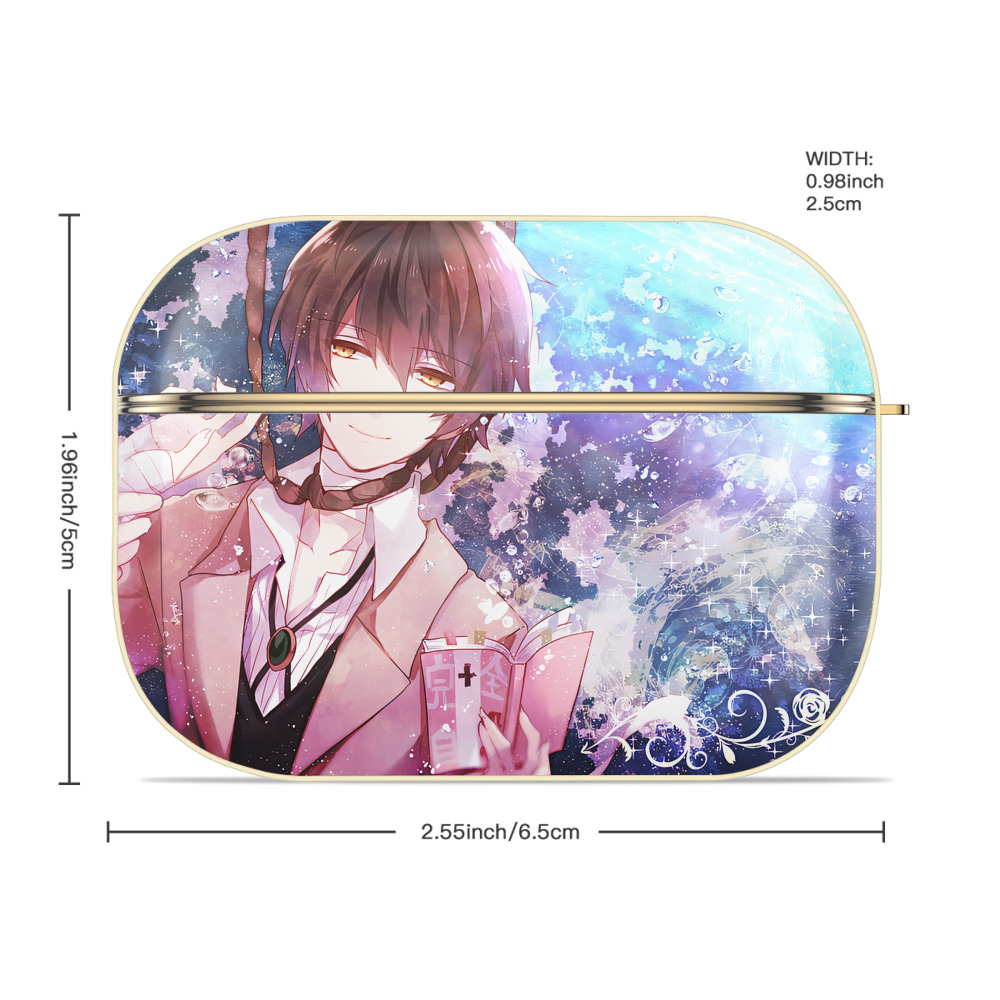 文豪ストレイドッグス Bungo Stray Dogs 【AirPods Pro用】ハードシェル保護ケース｜耐衝撃・防指紋・カラビナ付き商品仕様
