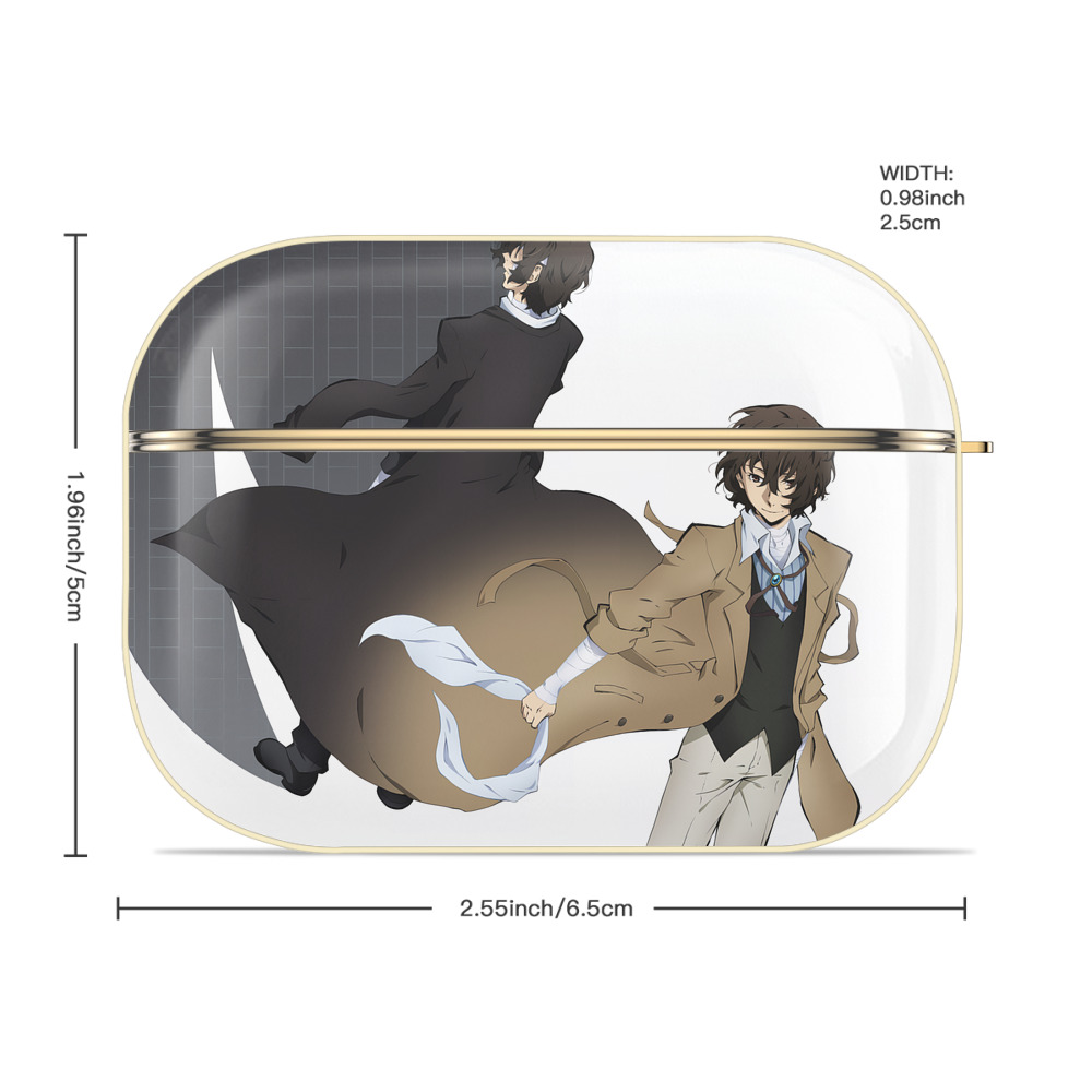文豪ストレイドッグス Bungo Stray Dogs 【AirPods Pro用】ハードシェル保護ケース｜耐衝撃・防指紋・カラビナ付き商品仕様