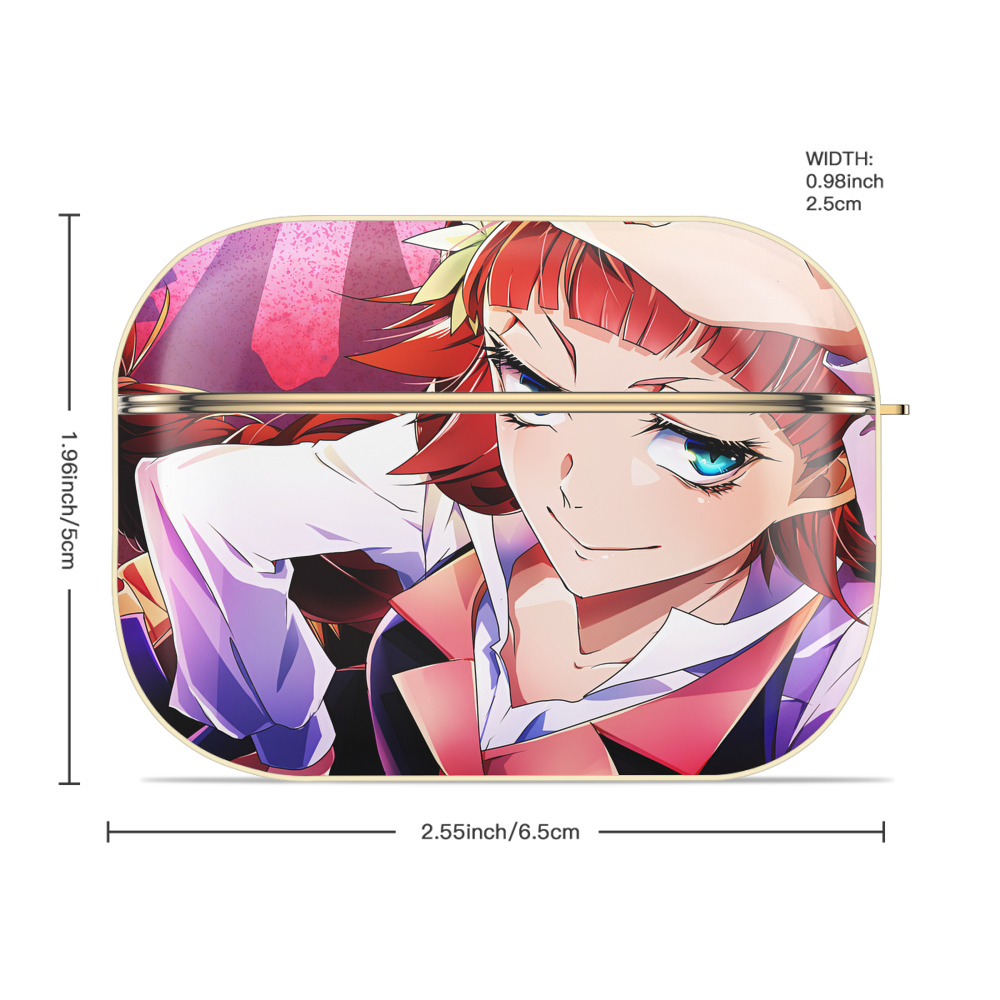 文豪ストレイドッグス Bungo Stray Dogs 【AirPods Pro用】ハードシェル保護ケース｜耐衝撃・防指紋・カラビナ付き商品仕様