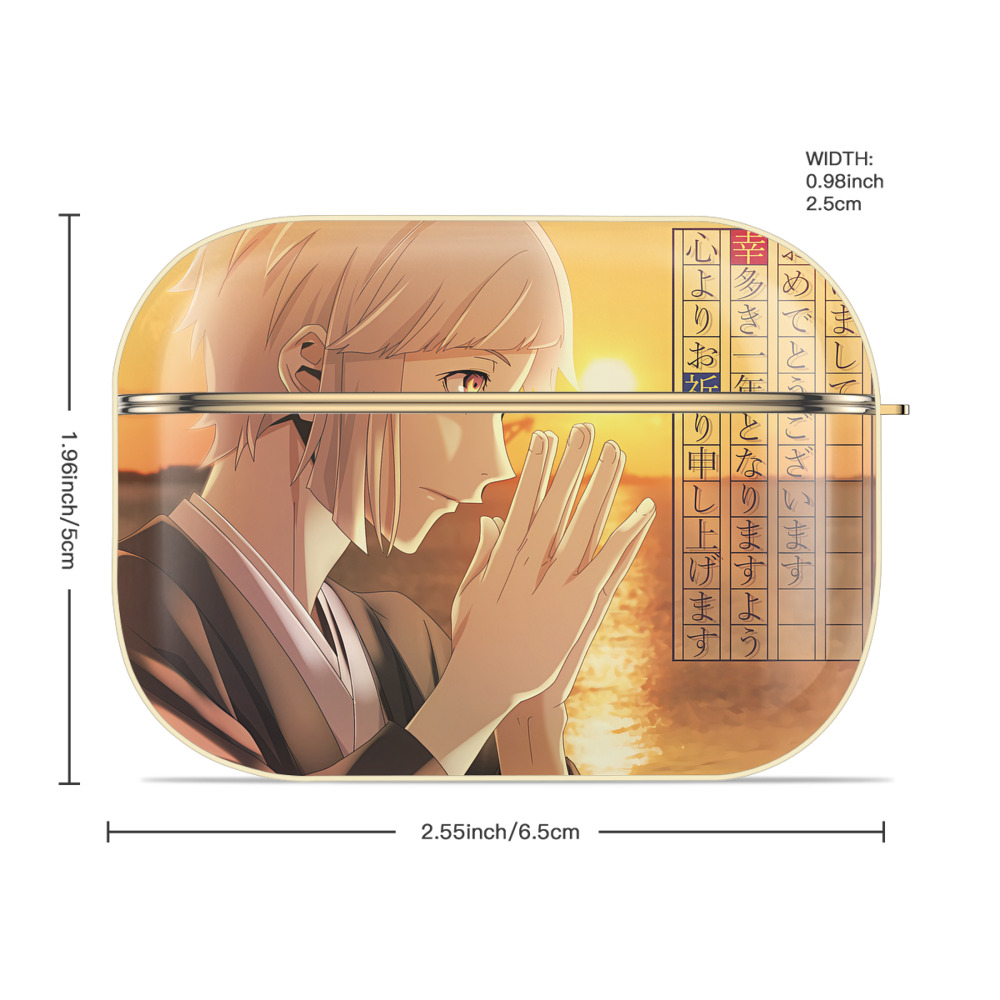 文豪ストレイドッグス Bungo Stray Dogs 【AirPods Pro用】ハードシェル保護ケース｜耐衝撃・防指紋・カラビナ付き商品仕様