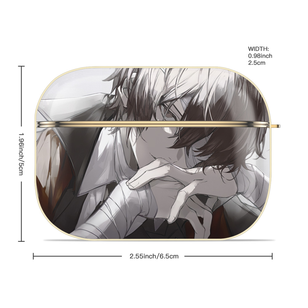 文豪ストレイドッグス Bungo Stray Dogs 【AirPods Pro用】ハードシェル保護ケース｜耐衝撃・防指紋・カラビナ付き商品仕様