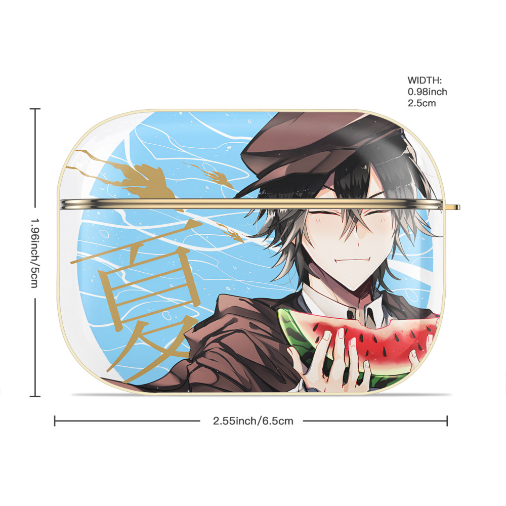 文豪ストレイドッグス Bungo Stray Dogs 【AirPods Pro用】ハードシェル保護ケース｜耐衝撃・防指紋・カラビナ付き商品仕様
