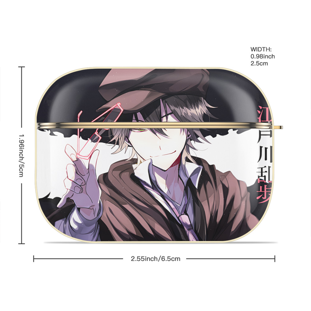 文豪ストレイドッグス Bungo Stray Dogs 【AirPods Pro用】ハードシェル保護ケース｜耐衝撃・防指紋・カラビナ付き商品仕様