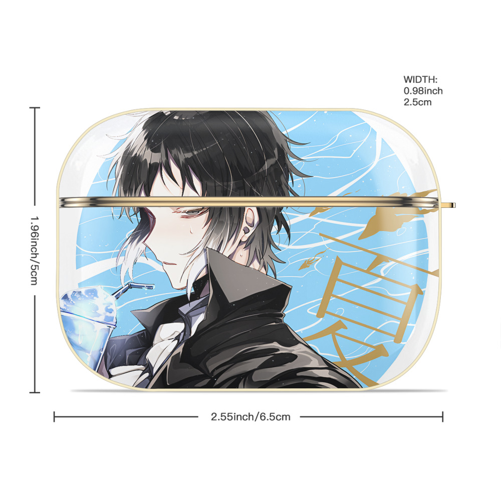 文豪ストレイドッグス Bungo Stray Dogs 【AirPods Pro用】ハードシェル保護ケース｜耐衝撃・防指紋・カラビナ付き商品仕様
