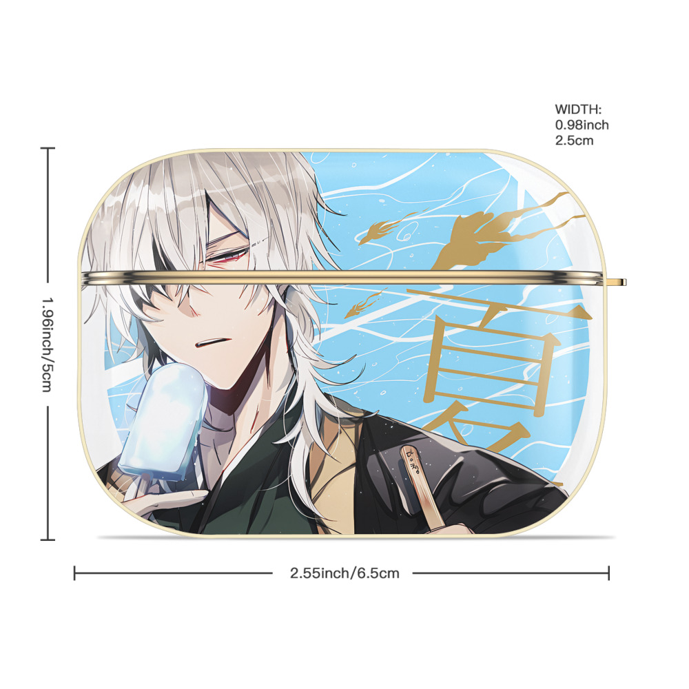 文豪ストレイドッグス Bungo Stray Dogs 【AirPods Pro用】ハードシェル保護ケース｜耐衝撃・防指紋・カラビナ付き商品仕様
