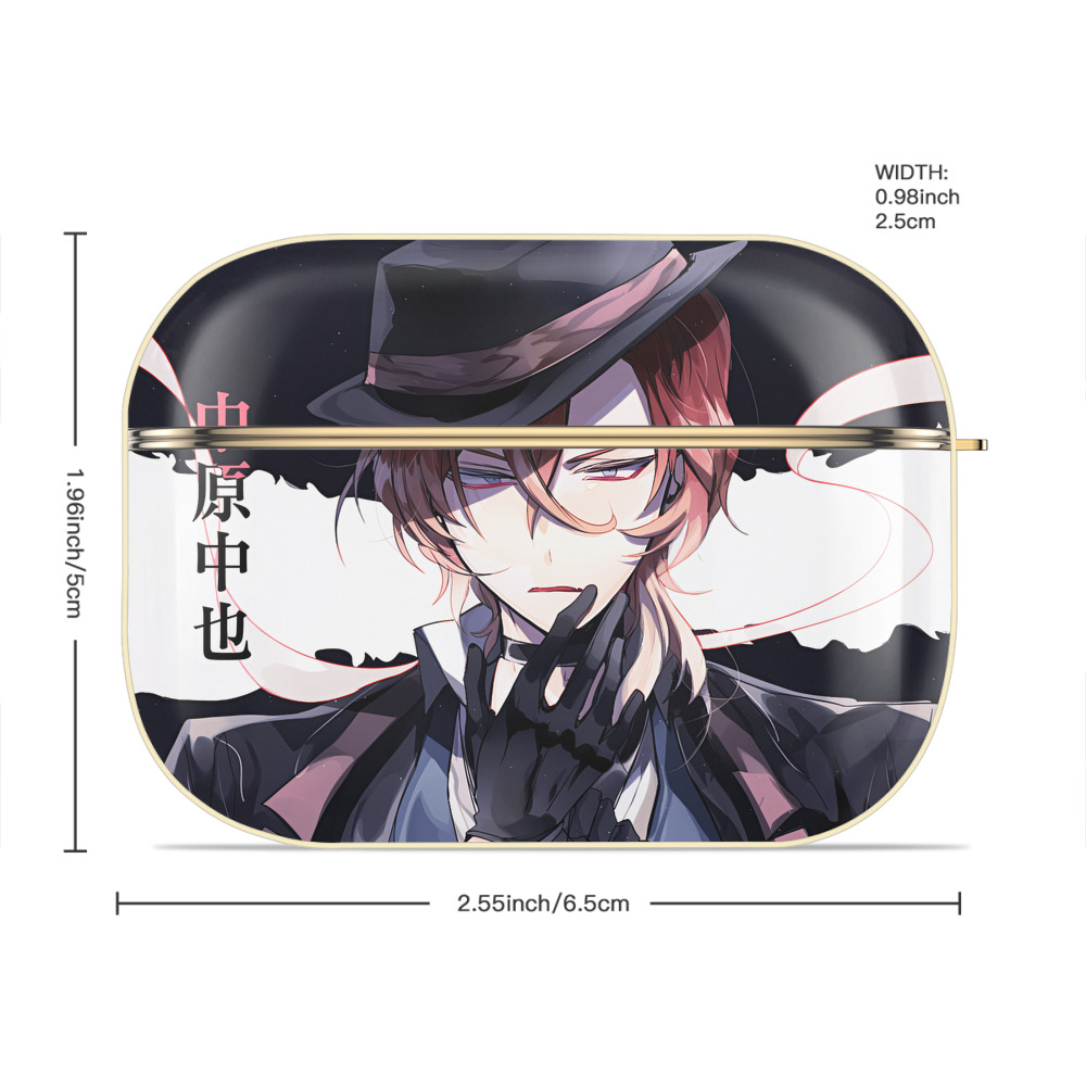 文豪ストレイドッグス Bungo Stray Dogs 【AirPods Pro用】ハードシェル保護ケース｜耐衝撃・防指紋・カラビナ付き商品仕様