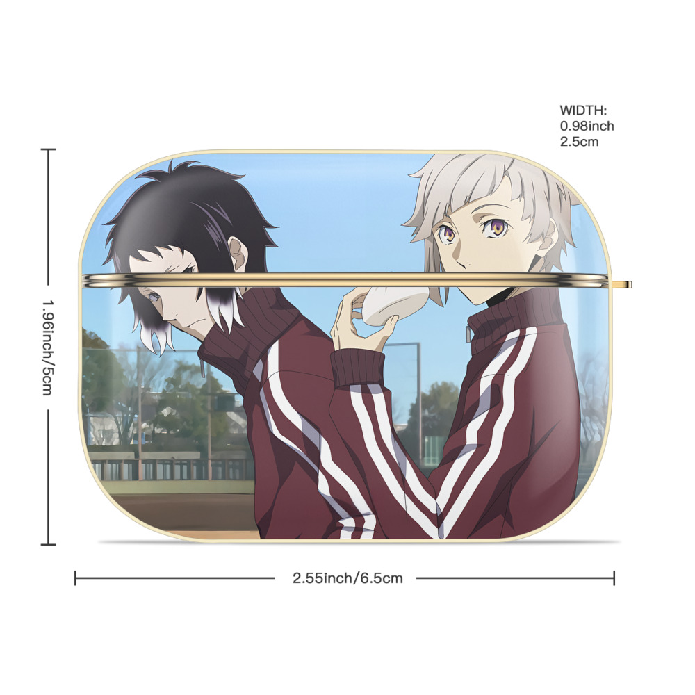 文豪ストレイドッグス Bungo Stray Dogs 【AirPods Pro用】ハードシェル保護ケース｜耐衝撃・防指紋・カラビナ付き商品仕様