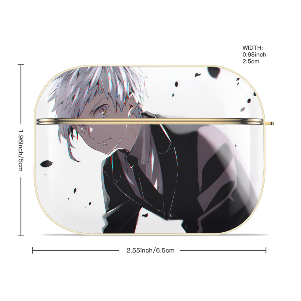 文豪ストレイドッグス Bungo Stray Dogs 【AirPods Pro用】ハードシェル保護ケース｜耐衝撃・防指紋・カラビナ付き商品仕様