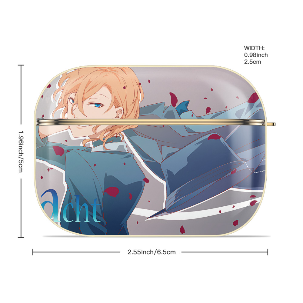 文豪ストレイドッグス Bungo Stray Dogs 【AirPods Pro用】ハードシェル保護ケース｜耐衝撃・防指紋・カラビナ付き商品仕様
