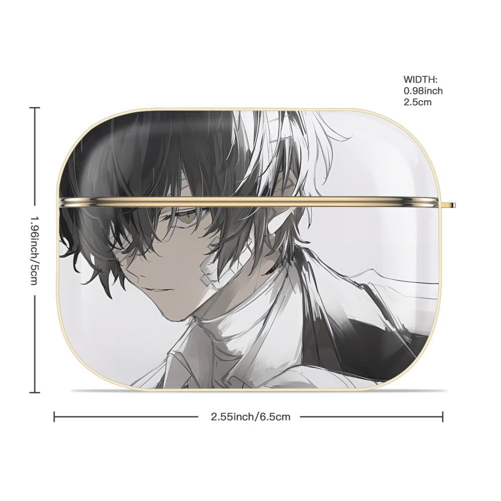 文豪ストレイドッグス Bungo Stray Dogs 【AirPods Pro用】ハードシェル保護ケース｜耐衝撃・防指紋・カラビナ付き商品仕様