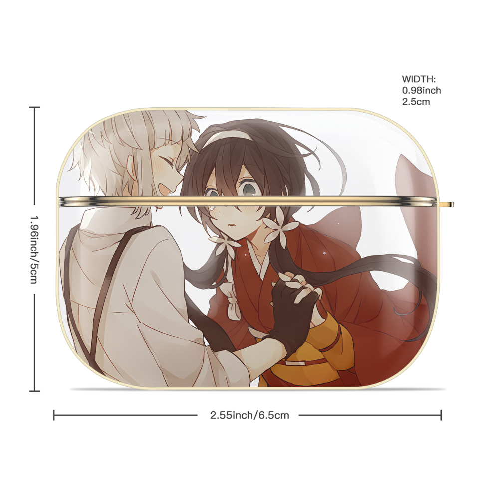 文豪ストレイドッグス Bungo Stray Dogs 【AirPods Pro用】ハードシェル保護ケース｜耐衝撃・防指紋・カラビナ付き商品仕様
