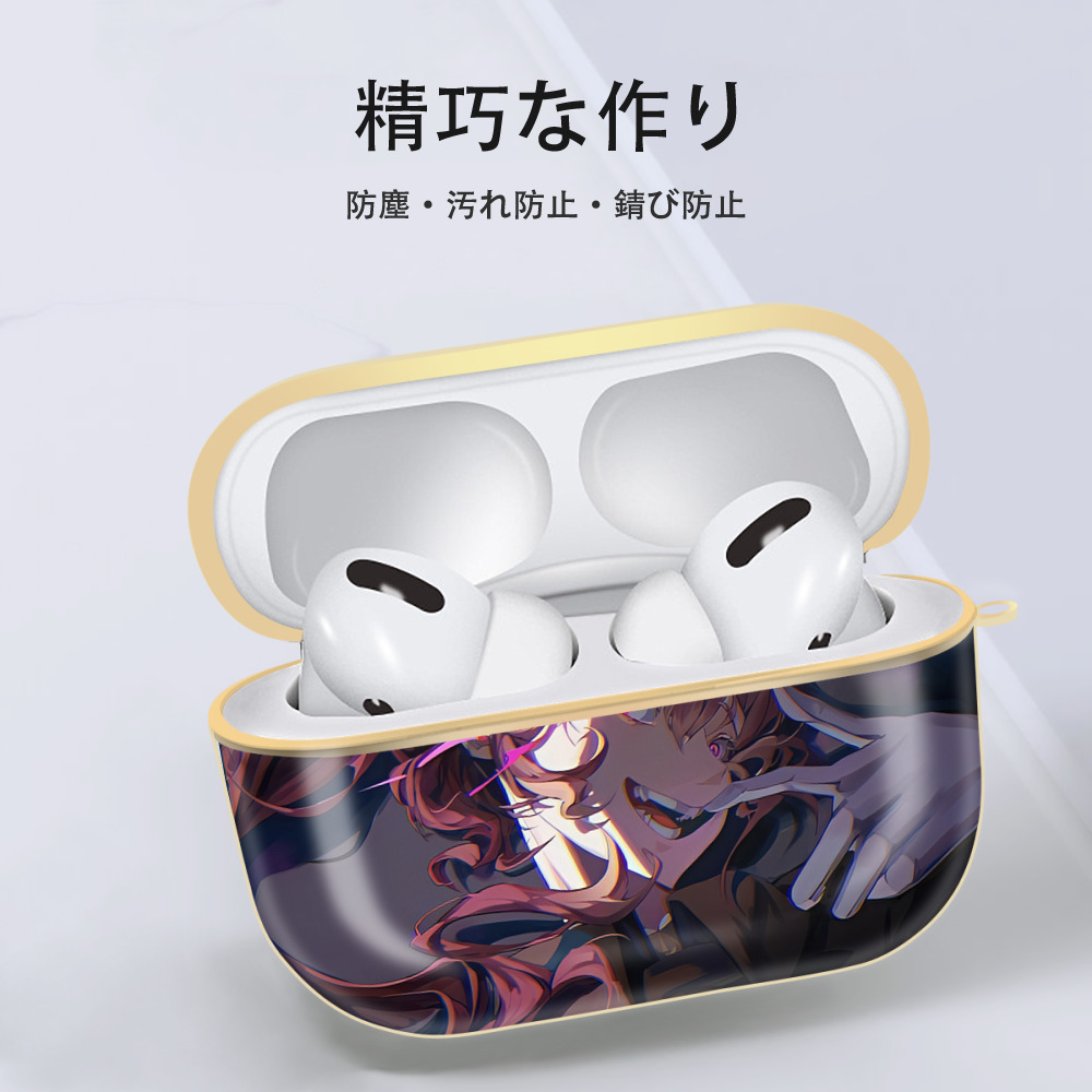 文豪ストレイドッグス Bungo Stray Dogs 【AirPods Pro用】ハードシェル保護ケース｜耐衝撃・防指紋・カラビナ付き商品仕様