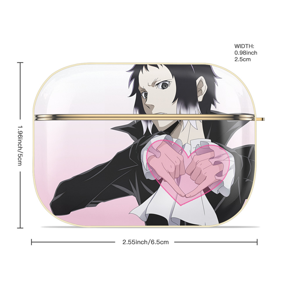 文豪ストレイドッグス Bungo Stray Dogs 【AirPods Pro用】ハードシェル保護ケース｜耐衝撃・防指紋・カラビナ付き商品仕様