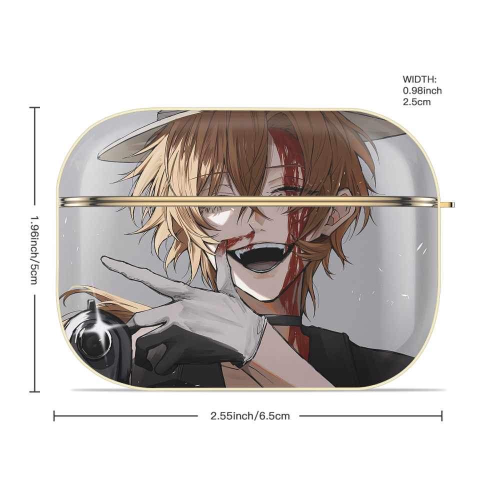 文豪ストレイドッグス Bungo Stray Dogs 【AirPods Pro用】ハードシェル保護ケース｜耐衝撃・防指紋・カラビナ付き商品仕様