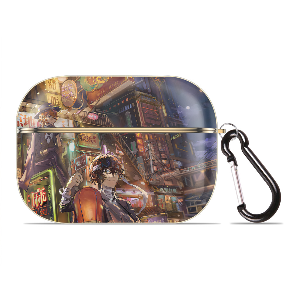 （画像用） 文豪ストレイドッグス Bungo Stray Dogs 【AirPods Pro用】ハードシェル保護ケース｜耐衝撃・防指紋・カラビナ付き商品仕様