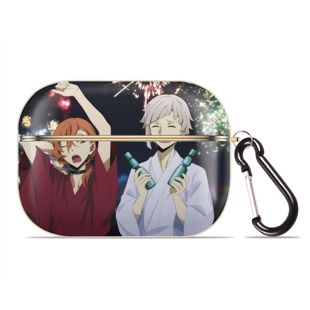 （画像用） 文豪ストレイドッグス Bungo Stray Dogs 【AirPods Pro用】ハードシェル保護ケース｜耐衝撃・防指紋・カラビナ付き商品仕様
