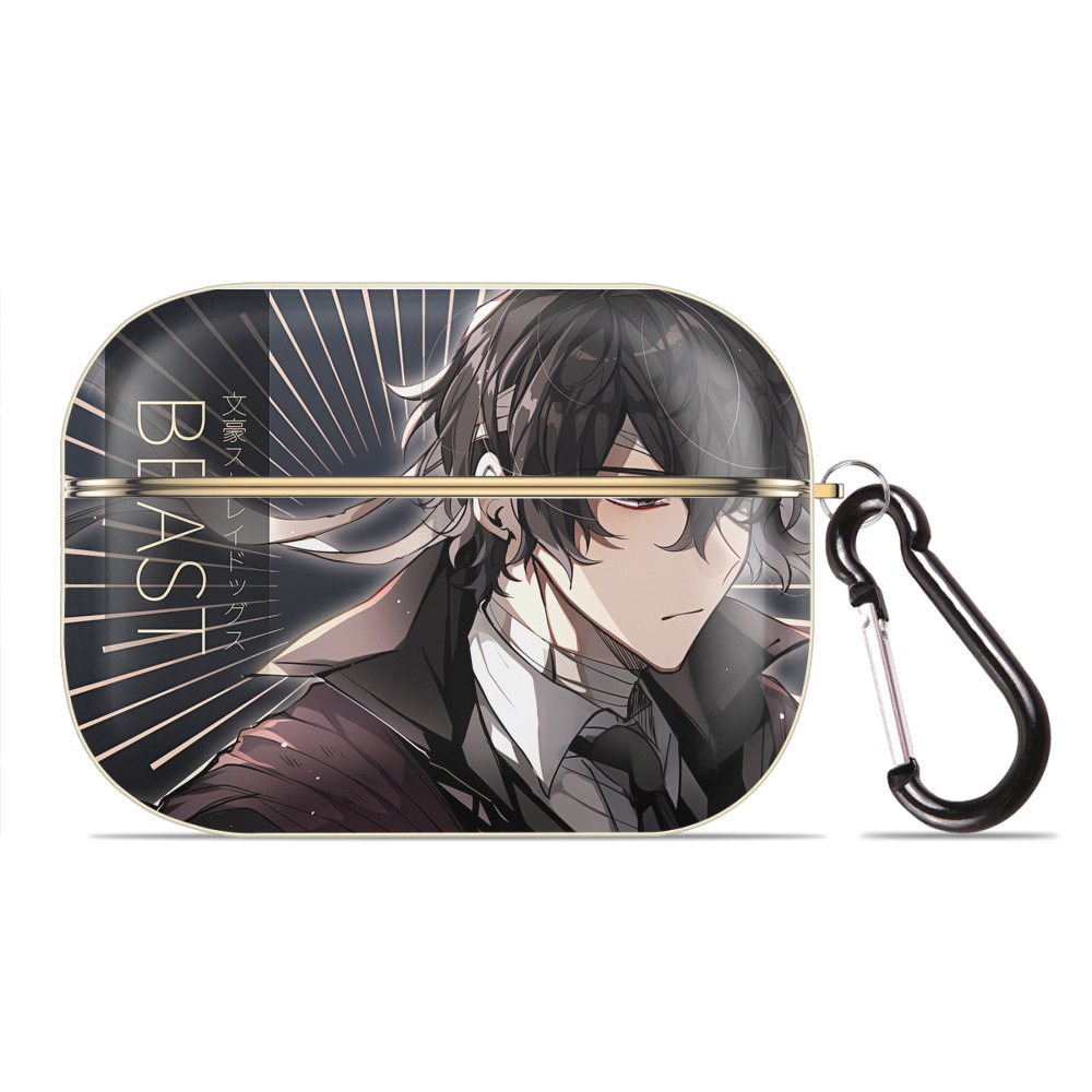（画像用） 文豪ストレイドッグス Bungo Stray Dogs 【AirPods Pro用】ハードシェル保護ケース｜耐衝撃・防指紋・カラビナ付き商品仕様