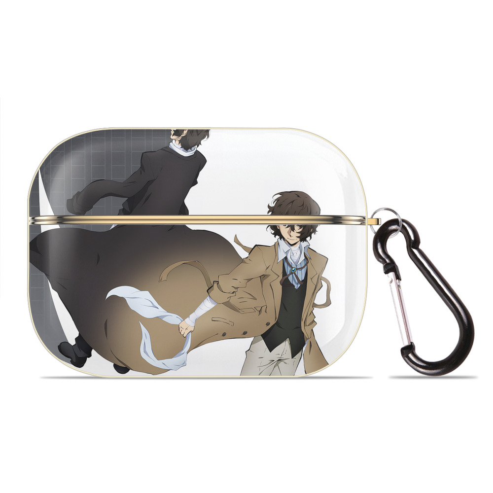（画像用） 文豪ストレイドッグス Bungo Stray Dogs 【AirPods Pro用】ハードシェル保護ケース｜耐衝撃・防指紋・カラビナ付き商品仕様