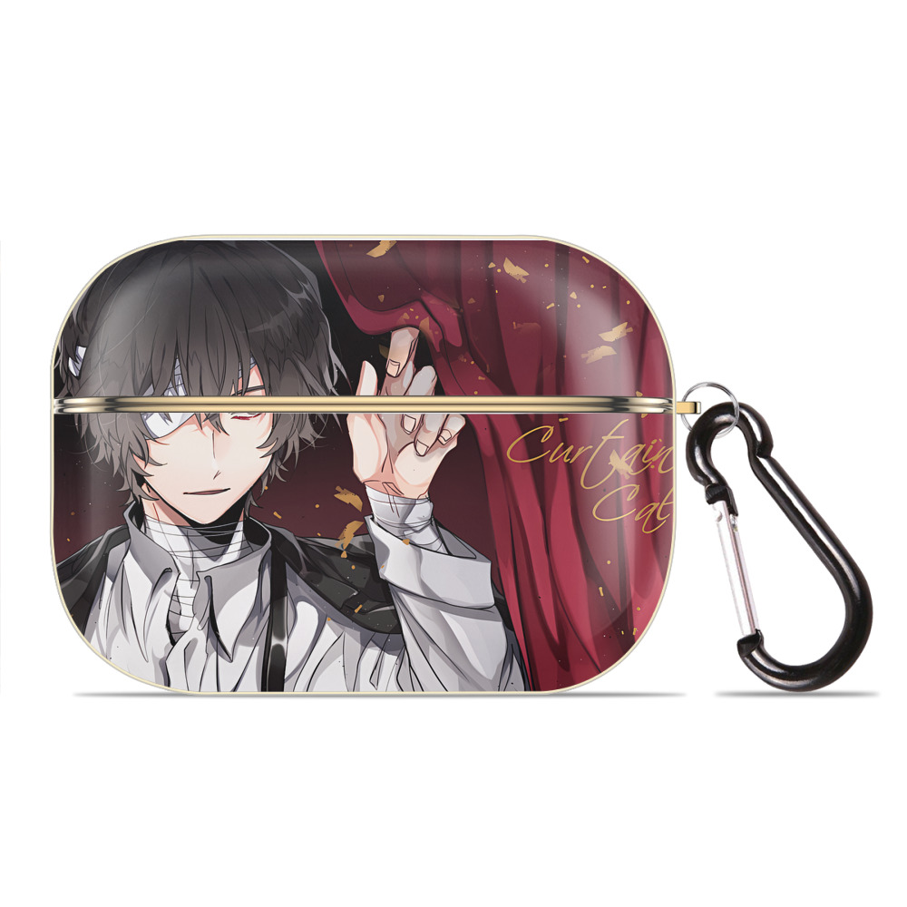（画像用） 文豪ストレイドッグス Bungo Stray Dogs 【AirPods Pro用】ハードシェル保護ケース｜耐衝撃・防指紋・カラビナ付き商品仕様