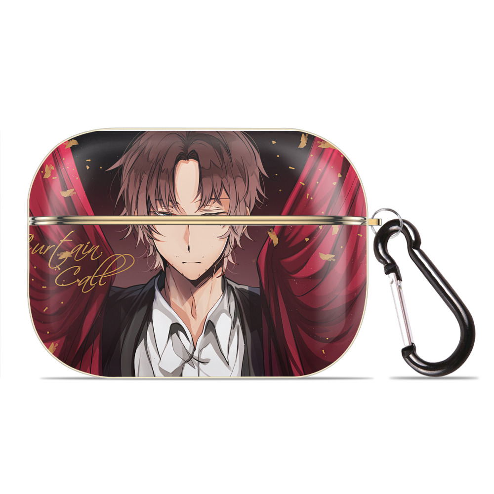 （画像用） 文豪ストレイドッグス Bungo Stray Dogs 【AirPods Pro用】ハードシェル保護ケース｜耐衝撃・防指紋・カラビナ付き商品仕様