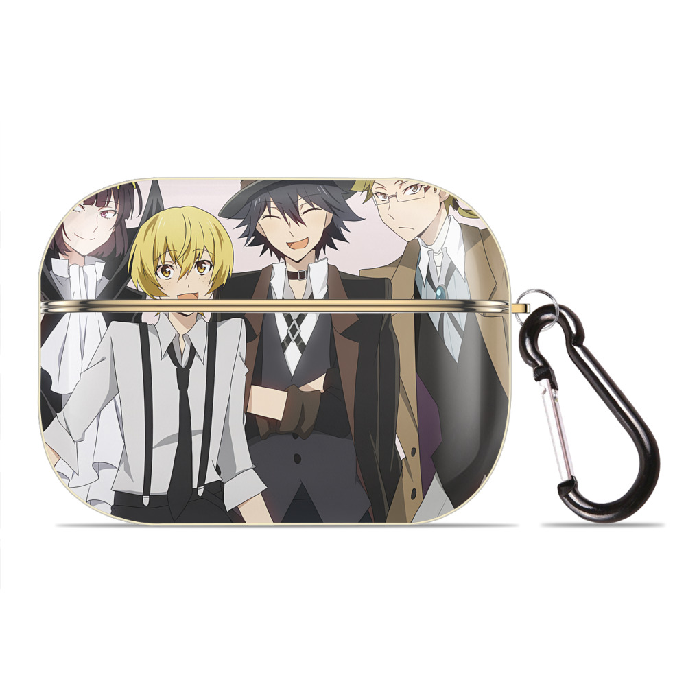 （画像用） 文豪ストレイドッグス Bungo Stray Dogs 【AirPods Pro用】ハードシェル保護ケース｜耐衝撃・防指紋・カラビナ付き商品仕様