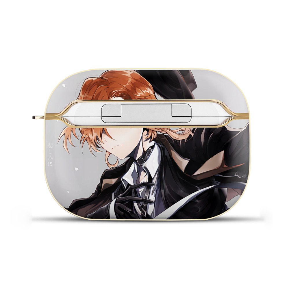 （画像用） 文豪ストレイドッグス Bungo Stray Dogs 【AirPods Pro用】ハードシェル保護ケース｜耐衝撃・防指紋・カラビナ付き商品仕様
