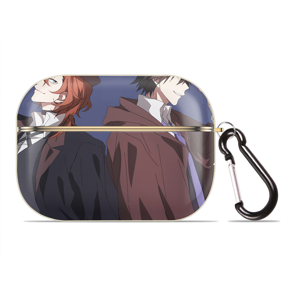 （画像用） 文豪ストレイドッグス Bungo Stray Dogs 【AirPods Pro用】ハードシェル保護ケース｜耐衝撃・防指紋・カラビナ付き商品仕様