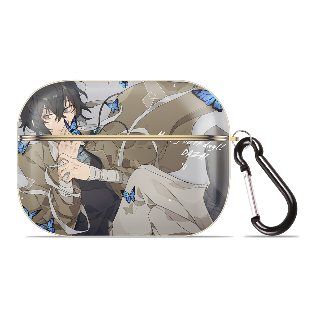 （画像用） 文豪ストレイドッグス Bungo Stray Dogs 【AirPods Pro用】ハードシェル保護ケース｜耐衝撃・防指紋・カラビナ付き商品仕様
