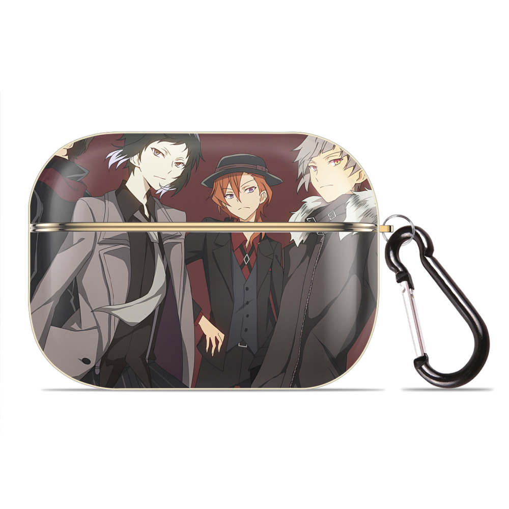 （画像用） 文豪ストレイドッグス Bungo Stray Dogs 【AirPods Pro用】ハードシェル保護ケース｜耐衝撃・防指紋・カラビナ付き商品仕様