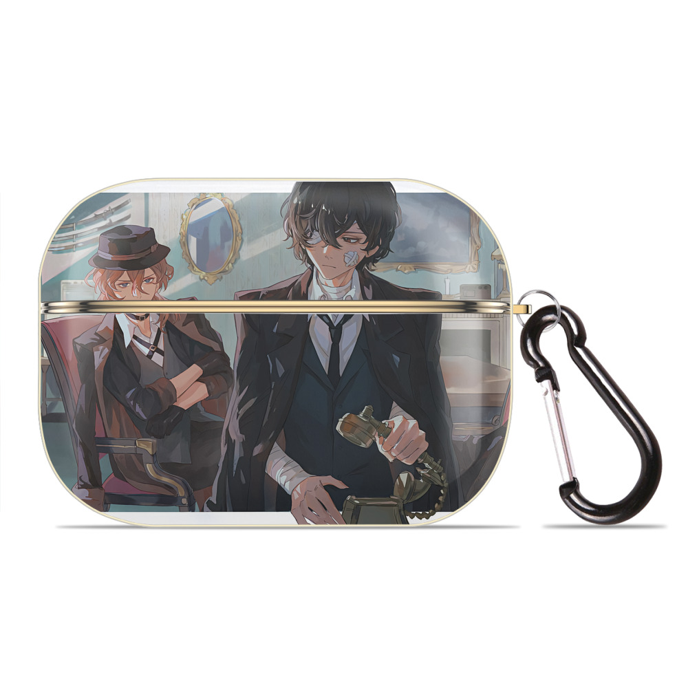 （画像用） 文豪ストレイドッグス Bungo Stray Dogs 【AirPods Pro用】ハードシェル保護ケース｜耐衝撃・防指紋・カラビナ付き商品仕様