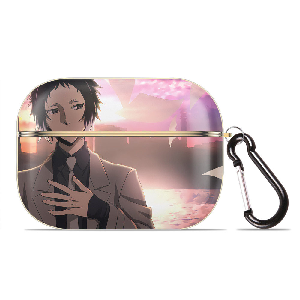 （画像用） 文豪ストレイドッグス Bungo Stray Dogs 【AirPods Pro用】ハードシェル保護ケース｜耐衝撃・防指紋・カラビナ付き商品仕様