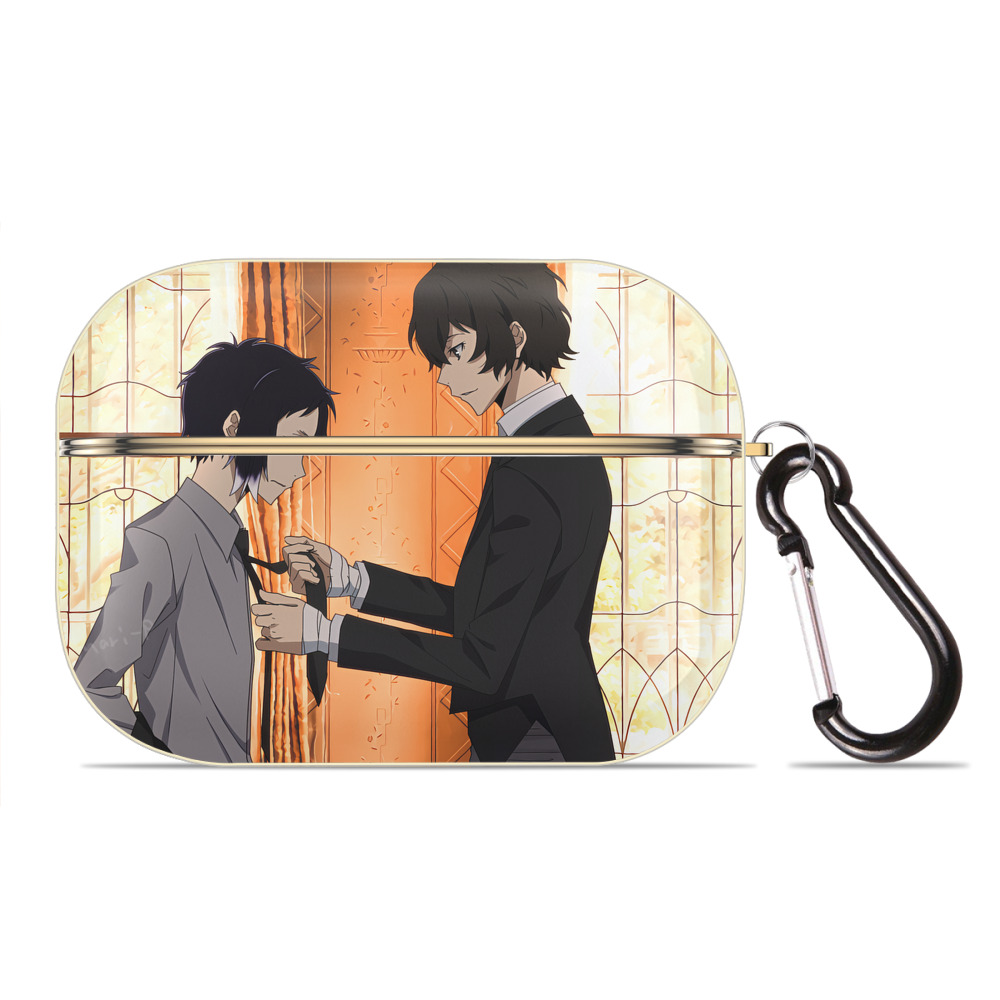 （画像用） 文豪ストレイドッグス Bungo Stray Dogs 【AirPods Pro用】ハードシェル保護ケース｜耐衝撃・防指紋・カラビナ付き商品仕様