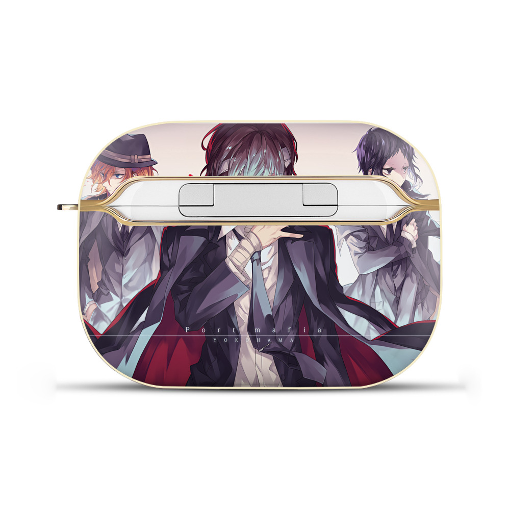 （画像用） 文豪ストレイドッグス Bungo Stray Dogs 【AirPods Pro用】ハードシェル保護ケース｜耐衝撃・防指紋・カラビナ付き商品仕様