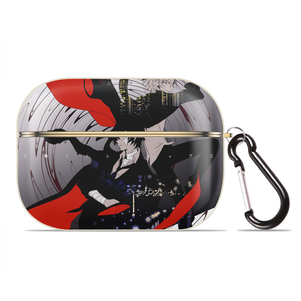 （画像用） 文豪ストレイドッグス Bungo Stray Dogs 【AirPods Pro用】ハードシェル保護ケース｜耐衝撃・防指紋・カラビナ付き商品仕様