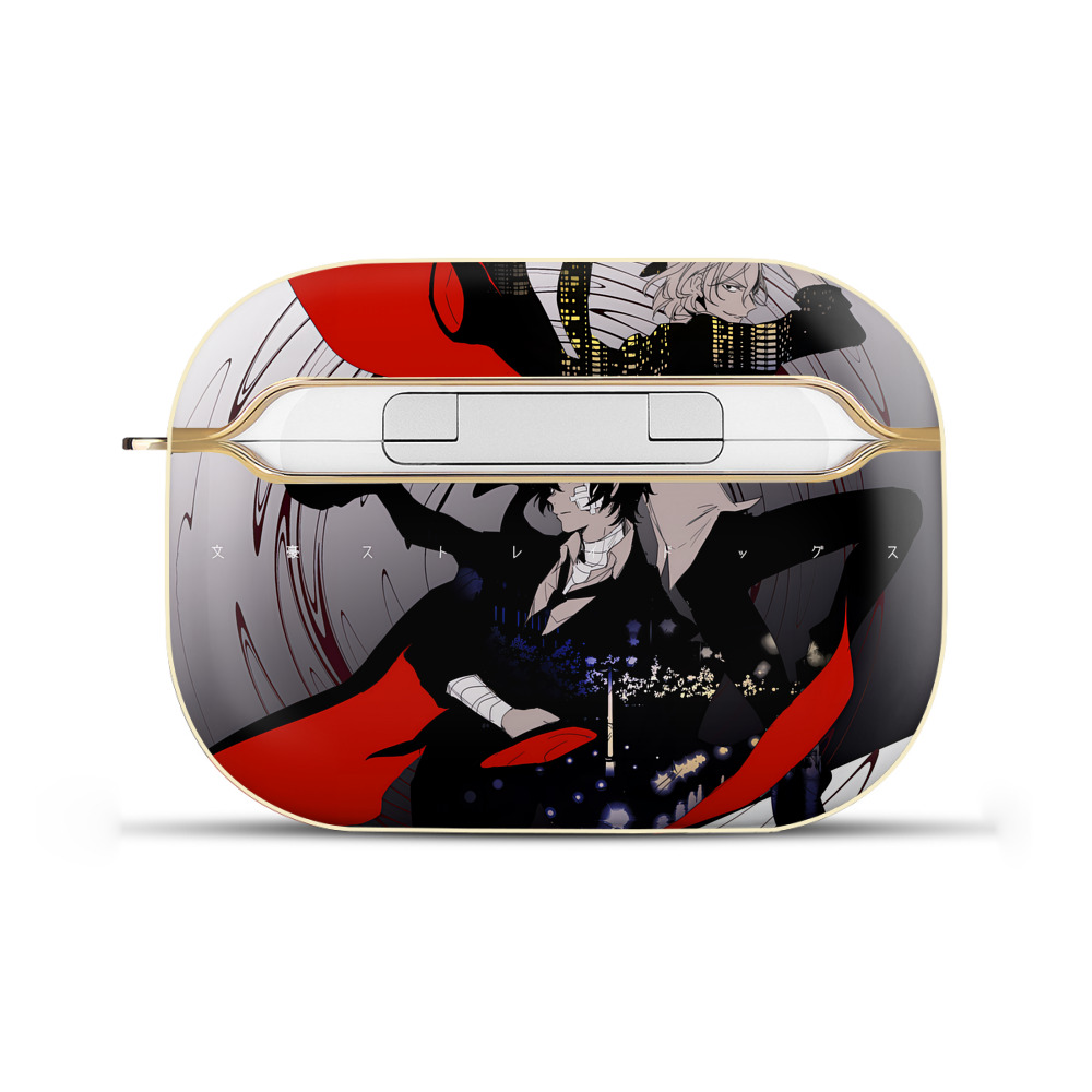 （画像用） 文豪ストレイドッグス Bungo Stray Dogs 【AirPods Pro用】ハードシェル保護ケース｜耐衝撃・防指紋・カラビナ付き商品仕様