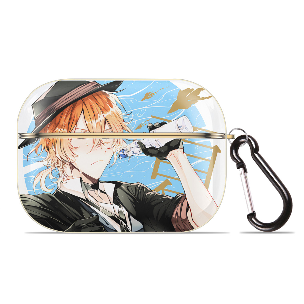 （画像用） 文豪ストレイドッグス Bungo Stray Dogs 【AirPods Pro用】ハードシェル保護ケース｜耐衝撃・防指紋・カラビナ付き商品仕様
