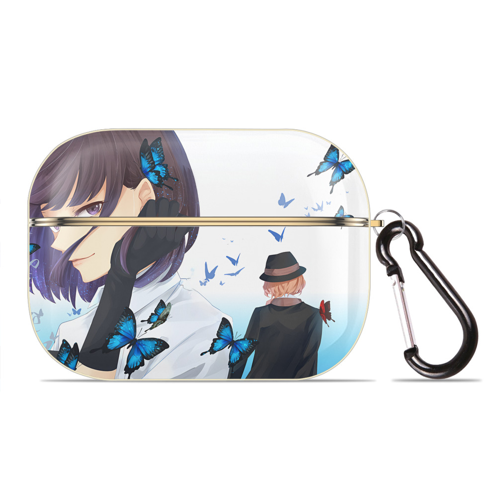 （画像用） 文豪ストレイドッグス Bungo Stray Dogs 【AirPods Pro用】ハードシェル保護ケース｜耐衝撃・防指紋・カラビナ付き商品仕様